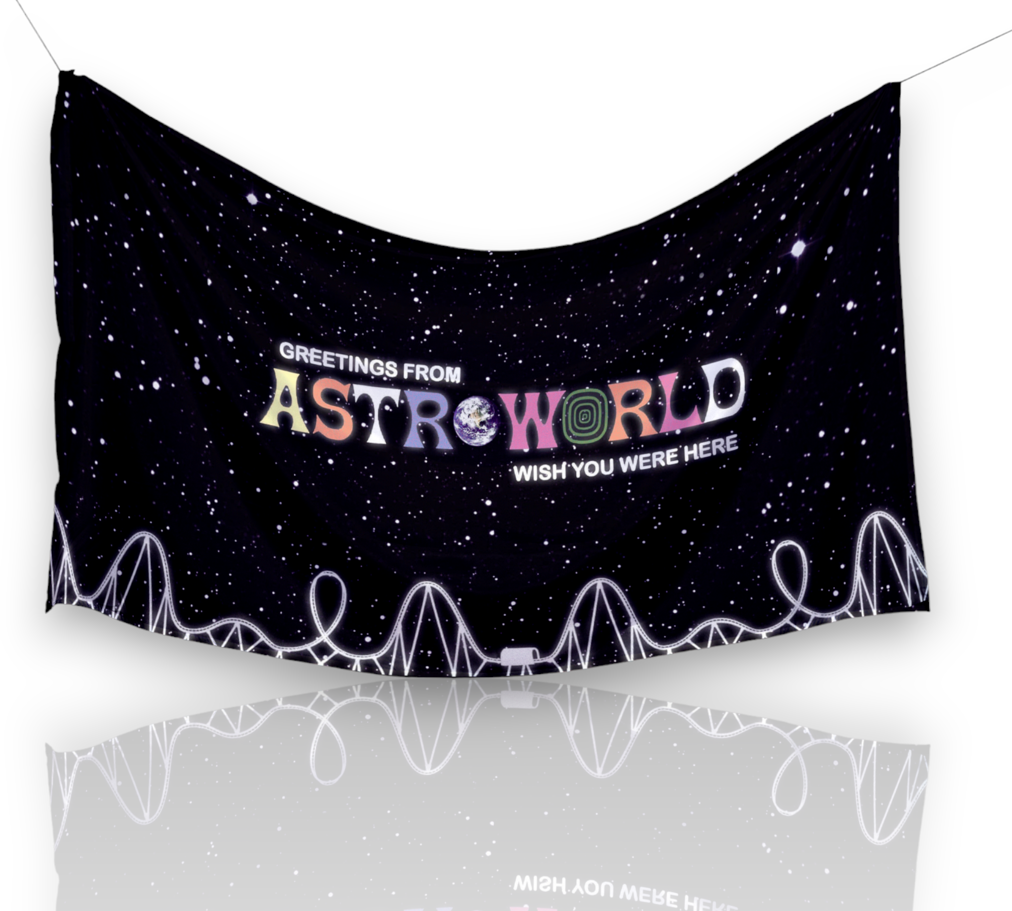 Travis Scott "Astroworld Sky" Dorm Flag