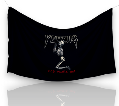 Kanye West "Yeezus God" Dorm Flag