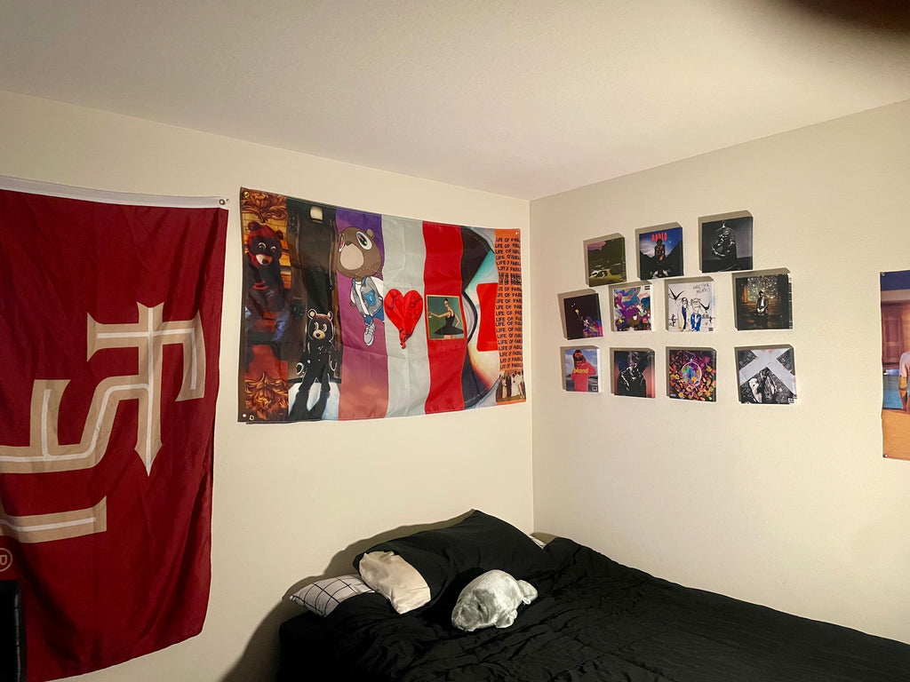 Kanye West "Album Collage" Dorm Flag