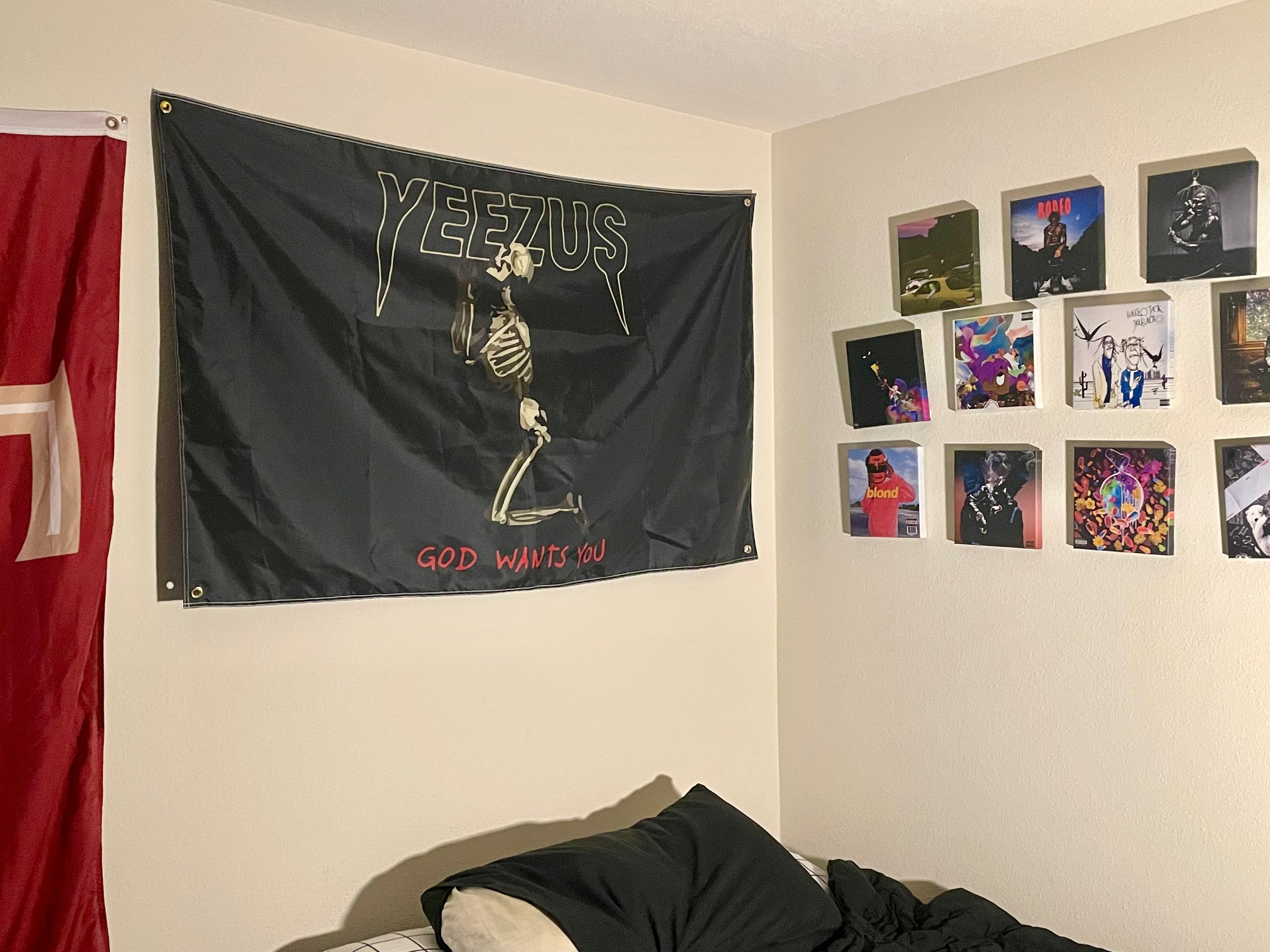 Kanye West "Yeezus God" Dorm Flag