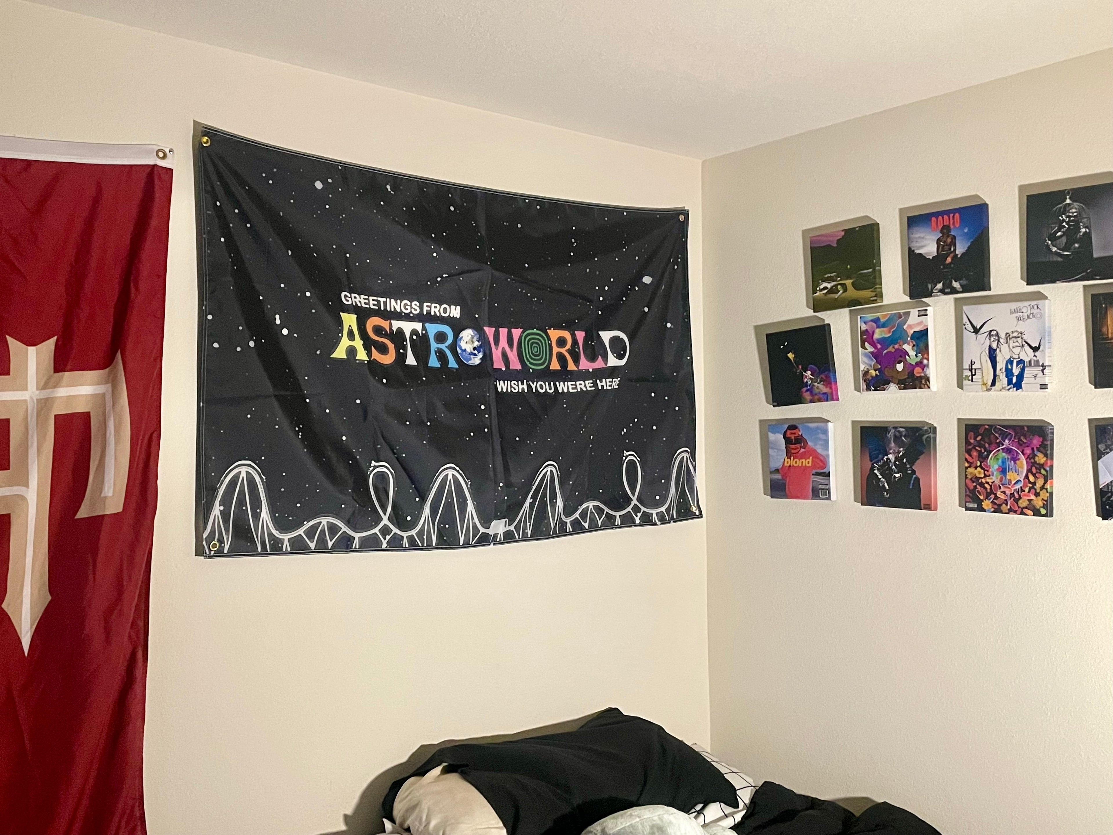 Travis Scott "Astroworld Sky" Dorm  Flag