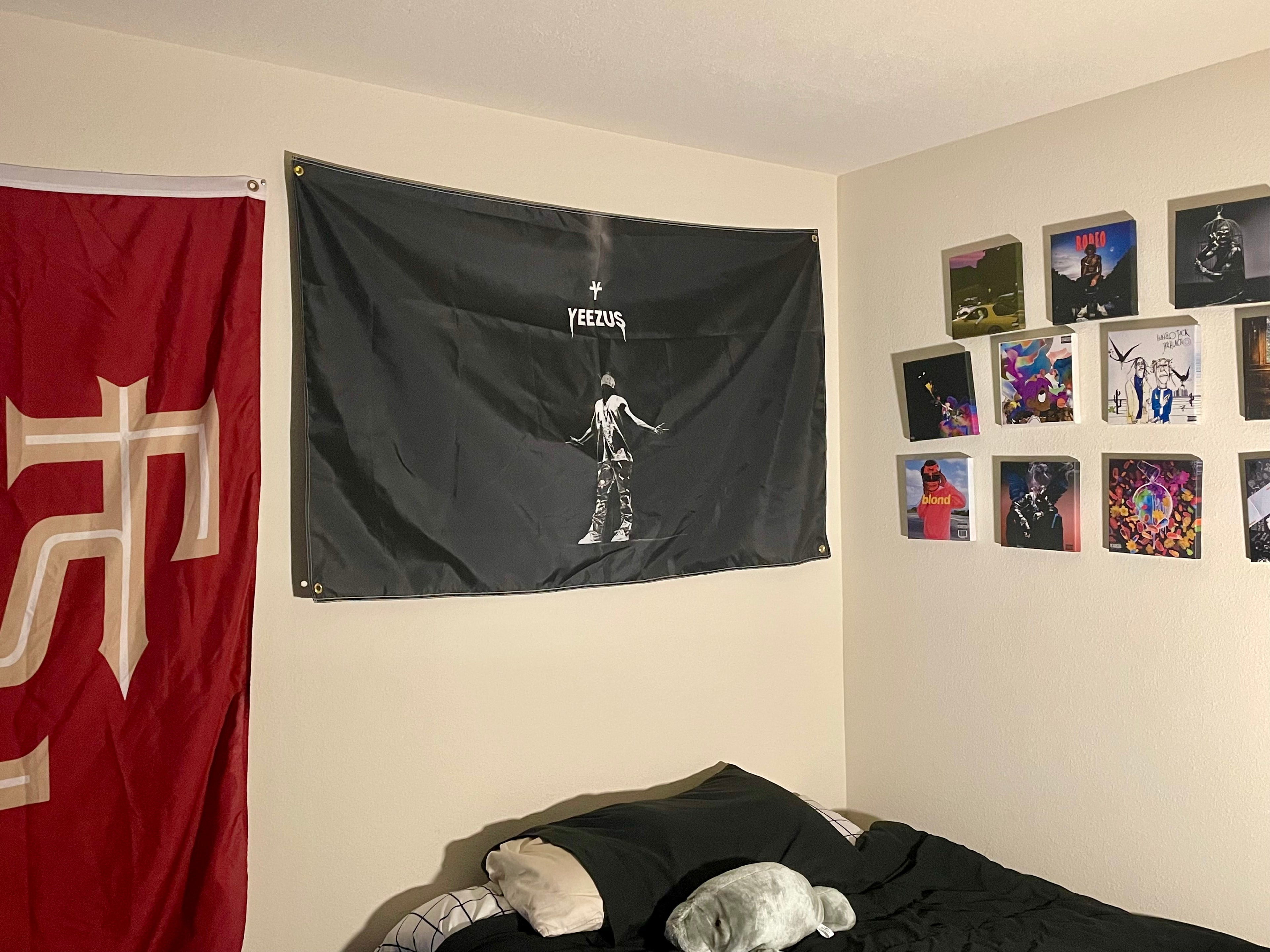 Kanye West "Yeezus Black" Dorm Flag