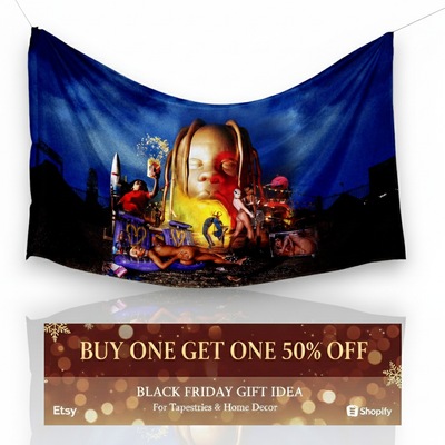 Travis Scott Astroworld Alternate Dorm Flag